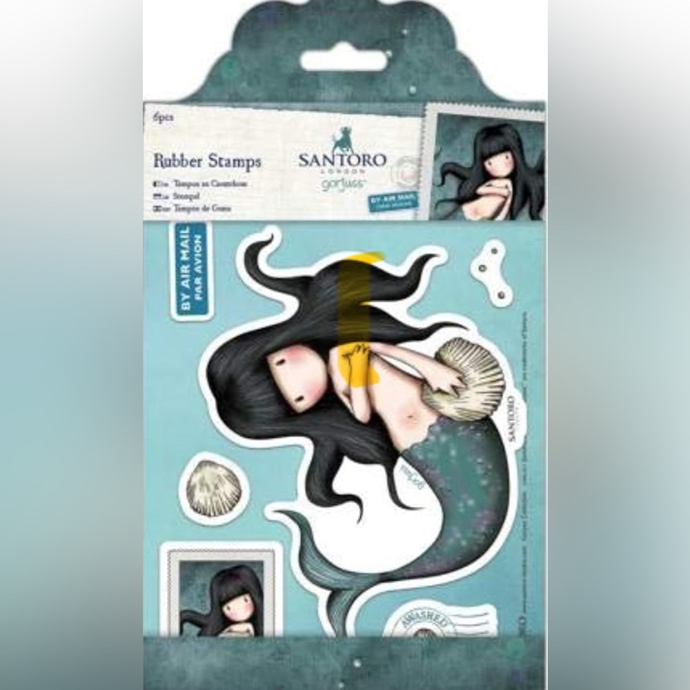 Santoro Gorjuss “Awashed” Rubber Stamp Set